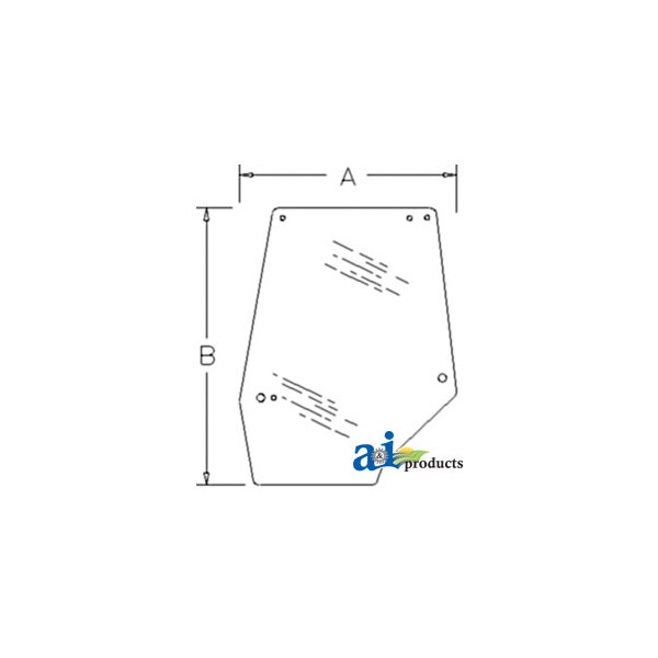 Glass, Door, Upper (LH) 62.5" x35" x4.5"